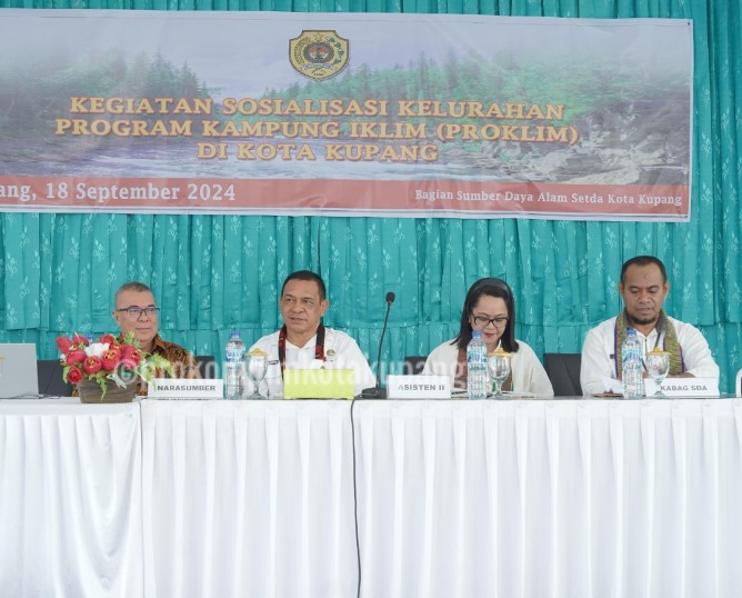 Mitigasi Perubahan Iklim, Pemkot Kupang Gelar Sosialisasi Proklim