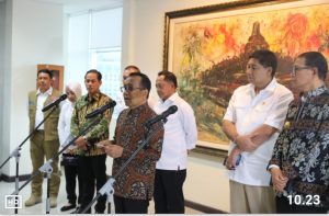 Hadiri Rapat Tingkat Menteri, Pj. Gubernur NTT : Pemerintah Fokus Percepatan Penanganan Erupsi Gunung Lewotobi dan Konflik Sosial Flores Timur