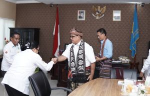 Audiensi LPPD NTT;  Sekda Beri Dukungan untuk Latihan Paduan Suara