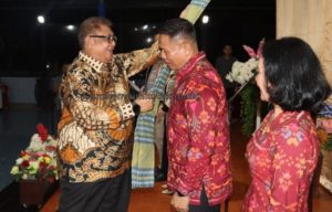 Sekda Kota Kupang Hadiri Pisah Sambut Dandim 1604